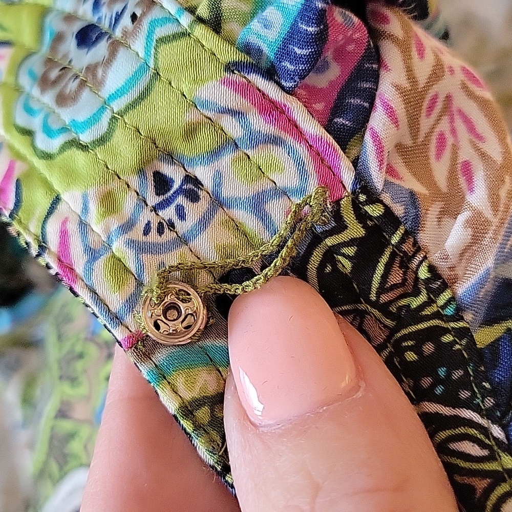 TALBOTS PETITES COLORFUL PAISLEY BLOUSE - Picture 8 of 8